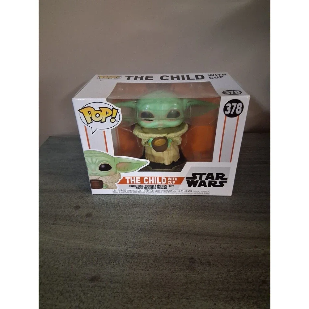 NIB Funko POP! Star Wars The Child With Cup Vinyl Figure #378